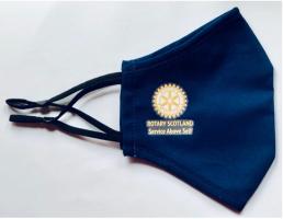 Rotary Scotland 'Service Above Self' Face Mask.